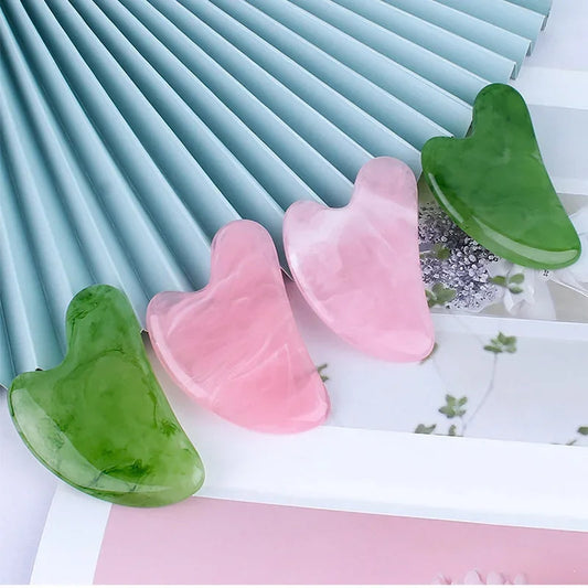 Jade & Rose Quartz Gua Sha