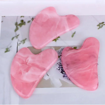 Jade & Rose Quartz Gua Sha