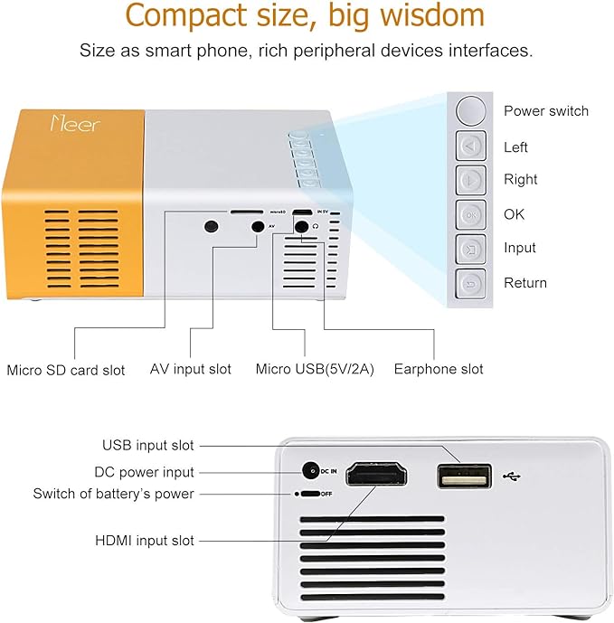 Mini Projector YG-300