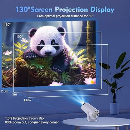 Auto Keystone Mini Portable Projector